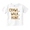 thumbnail image 1 of Crawl Walk Hunt Hunting Life Toddler Boy Girl T Shirt Infant Toddler Brisco Brands 18M, 1 of 6