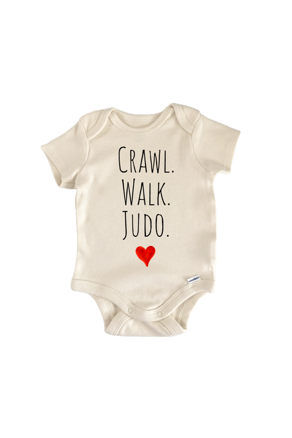 Crawl Walk Judo - Baby Bodysuit
