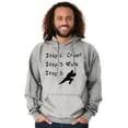 thumbnail image 1 of Crawl Walk Ninja Stealth Karate Men's Big & Tall Graphic Hoodie Brisco Brands 2X, 1 of 5