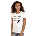 thumbnail image 1 of Crawl Walk Ninja Stealth Karate Womens Slim Fit Graphic Tee Brisco Brands L, 1 of 5