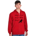 thumbnail image 1 of Crawl Walk Ninja Stealth Karate Men Big & Tall Zip Hoodie Brisco Brands 2X, 1 of 6