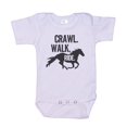 thumbnail image 1 of Crawl Walk Ride (Horse) Baby Onesie, 1 of 1