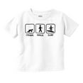 thumbnail image 1 of Crawl Walk Surf Toddler Boy Girl T Shirt Infant Toddler Brisco Brands 6M, 1 of 6