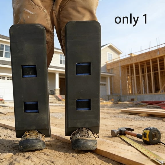 Crawler Climber Knee Pads, Self-Supporting Kneepads , Adjustable Foam Support Pads for Joist Spacing Navigation
