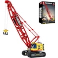 thumbnail image 1 of Crawler Crane Building Blocks Set,RC Remote Control Crane Construction Vehicles Toy for Adults,1322 PCS Engineering Truck,Birthday Gifts Ideas for Adults 22006, 1 of 7