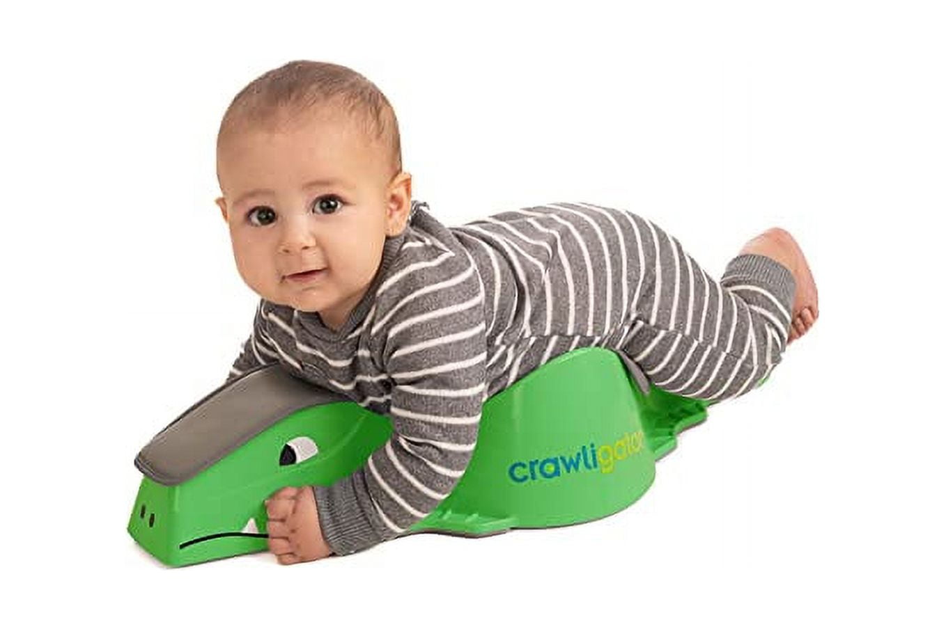 Crawligator Developmental Rolling Toy with Comfort Pad Provides