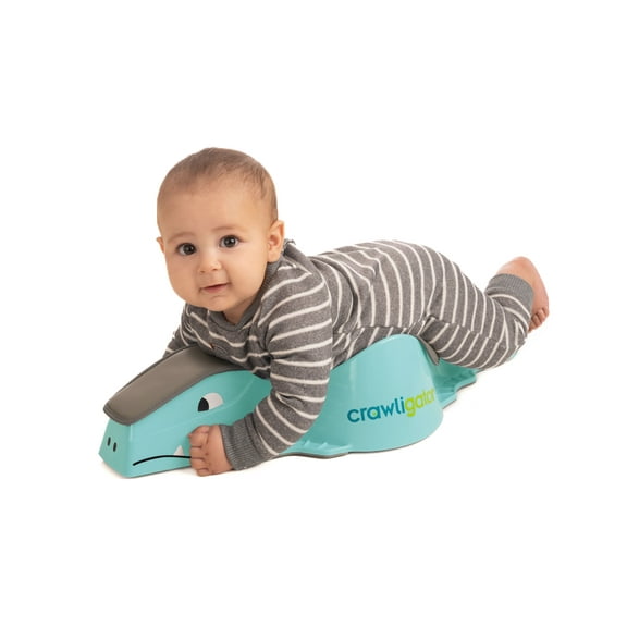 Crawligator Tummy Time Toy Provides Mobility for Infants 4-12 Months Old-Mint