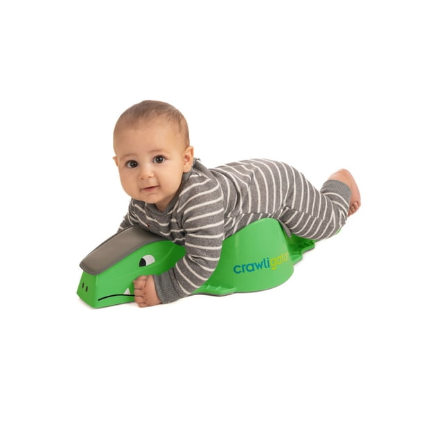 Crawligator Tummy Time Toy I Provides Mobility for Infants Months I Early Childhood Development Green