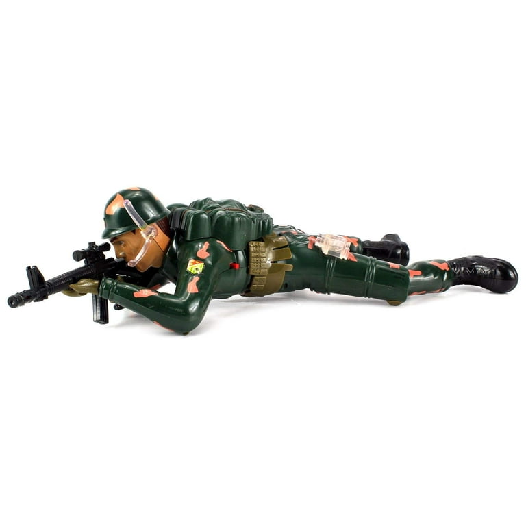 Crawling shooting soldier toy new arrivals