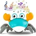 Crawling Crab Baby Toy Cute Tummy Time Sensory Crabs with Light Up Music for 06 612 Months