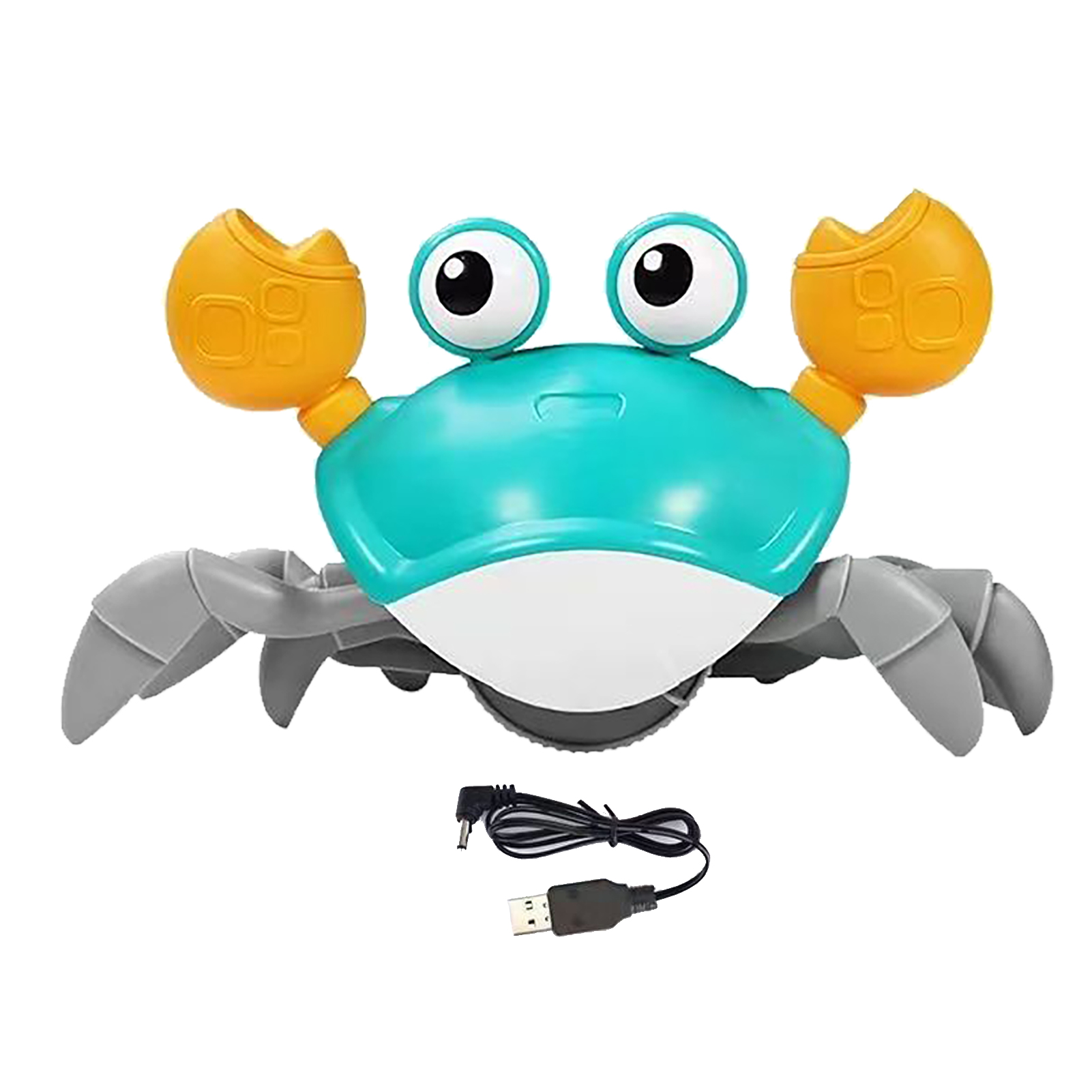 Crawling Crab Baby Toy Gifts Automatically Avoid Obstacles LED Light ...