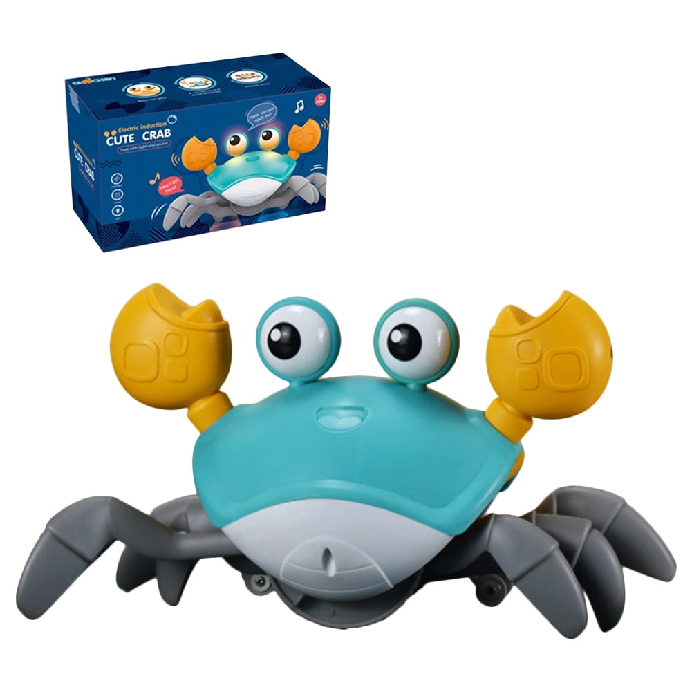 Crawling Crab Baby Toy , Toddler Interactive Toys with Sensor Obstacle