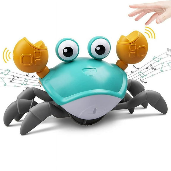 Crawling Crab Baby Toy with Music and LED Luminous Interactive Learning Development Toys for Children and Toddlers