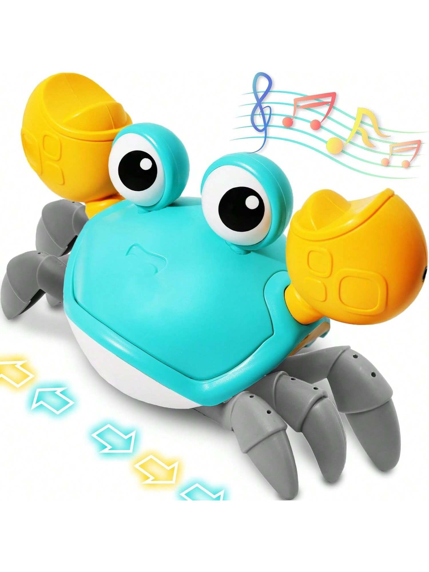 Crawling Crab Toy, Infant Tummy Time Baby Toys, Fun Interactive Dancing ...