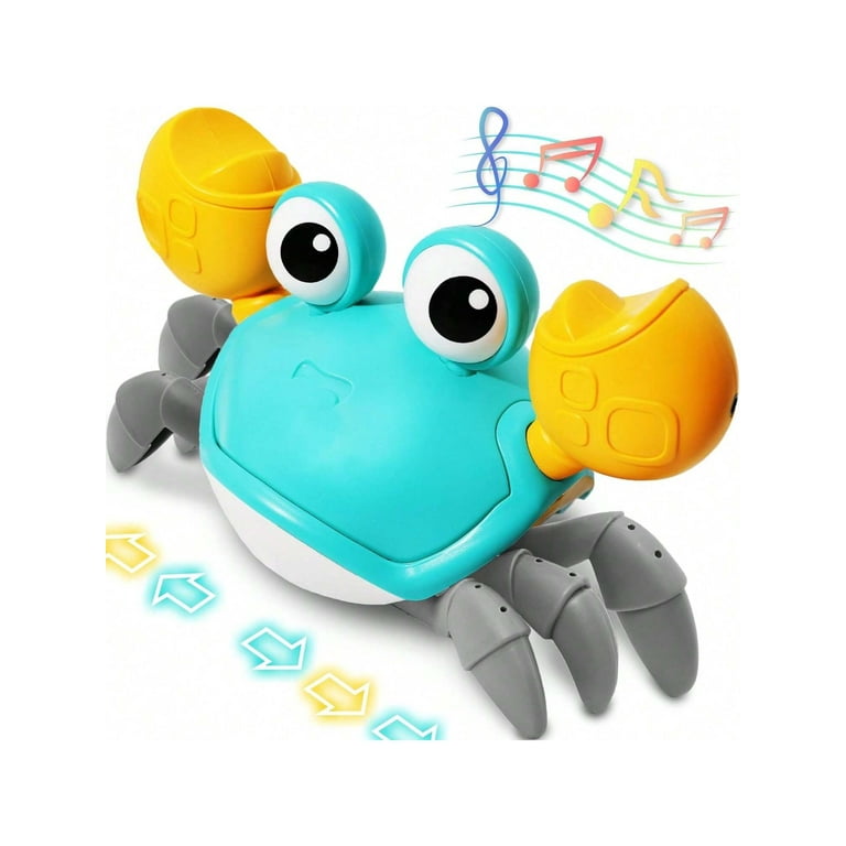 Crawling Crab Toy, Infant Tummy Time Baby Toys, Fun Interactive