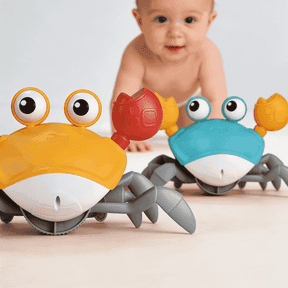 Generic Crawling Crab Toy Interactive Walking Dancing Induction Battery Operated Toddler Multicolor