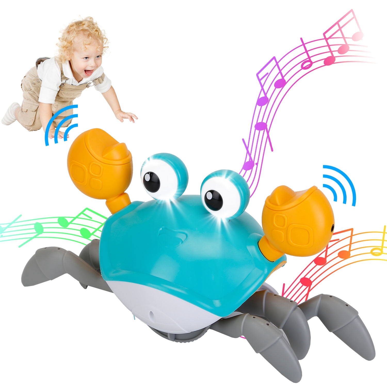 Crawling Crab Toy, iMounTEK Infant Tummy Time Baby Toys, Fun