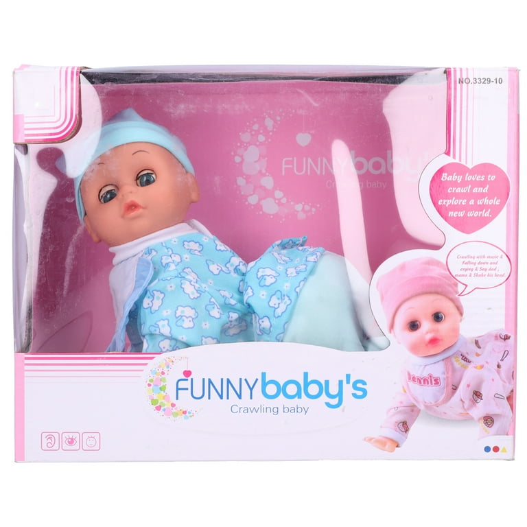 Crawling talking cheap baby doll