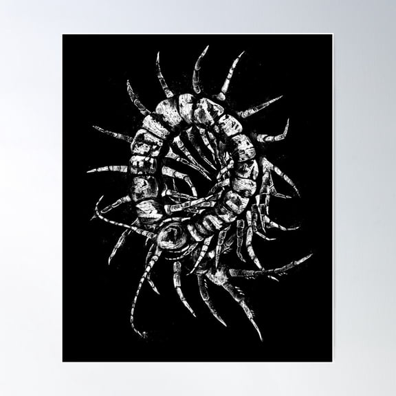 Crawling In Circles Poster Wall Art, Modern Wall Decor For Living Room Bedroom, 16x24 UNFRAMED