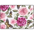 thumbnail image 1 of Crawling Indoor Carpet Play Mat Flowers Rose and Butterfly for Living Room Bedroom Educational Nursery Floor Mat Area Rugs 80x58in, 1 of 6