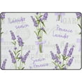 thumbnail image 1 of Crawling Indoor Carpet Play Mat Lavender Flowers for Living Room Bedroom Educational Nursery Floor Mat Area Rug 60x39inch Carpet Runner, 1 of 6