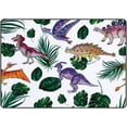 thumbnail image 1 of Crawling Indoor Carpet Play Mat Tropical Green Leaf Dinosaur for Living Room Bedroom Educational Nursery Floor Mat Area Rug 60x39inch Carpet Runner, 1 of 6