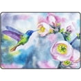 thumbnail image 1 of Crawling Indoor Carpet Play Mat Watercolor Spring Hummingbird for Living Room Bedroom Educational Nursery Floor Mat Area Rug 72x48inch, 1 of 6