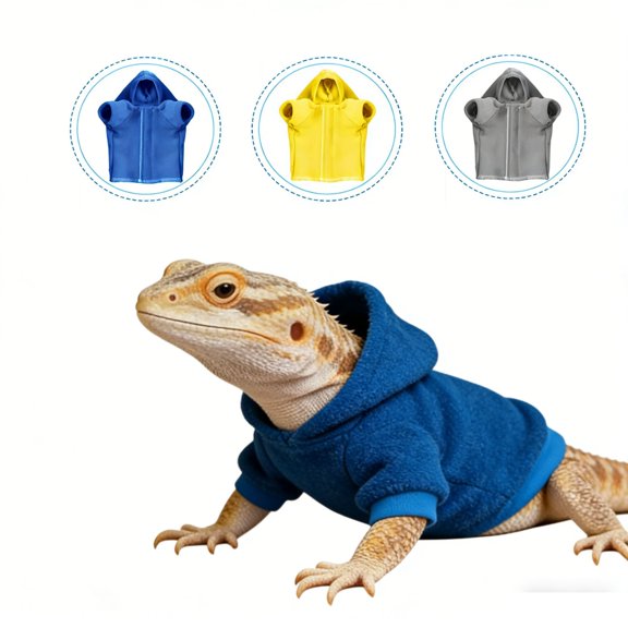 Crawling Pet Outdoor Transformation Outfit,Lizard Clothing,Hoodie,Warm Sweater Jacket,Reptile Clothing With Velcro.