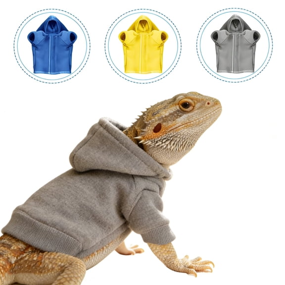 Crawling Pet Outdoor Transformation Outfit,Lizard Clothing,Hoodie,Warm Sweater Jacket,Reptile Clothing With Velcro.