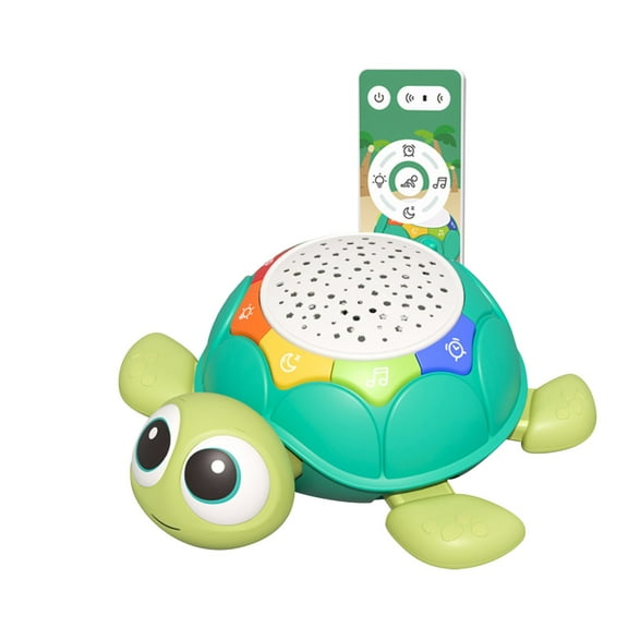 Crawling Projection Turtle Toy With Remote Control - Kids Early Educational Toy With Light Projection, Music, Encourages Crawling, Interactive Play - For Toddlers, Boys, Girls,