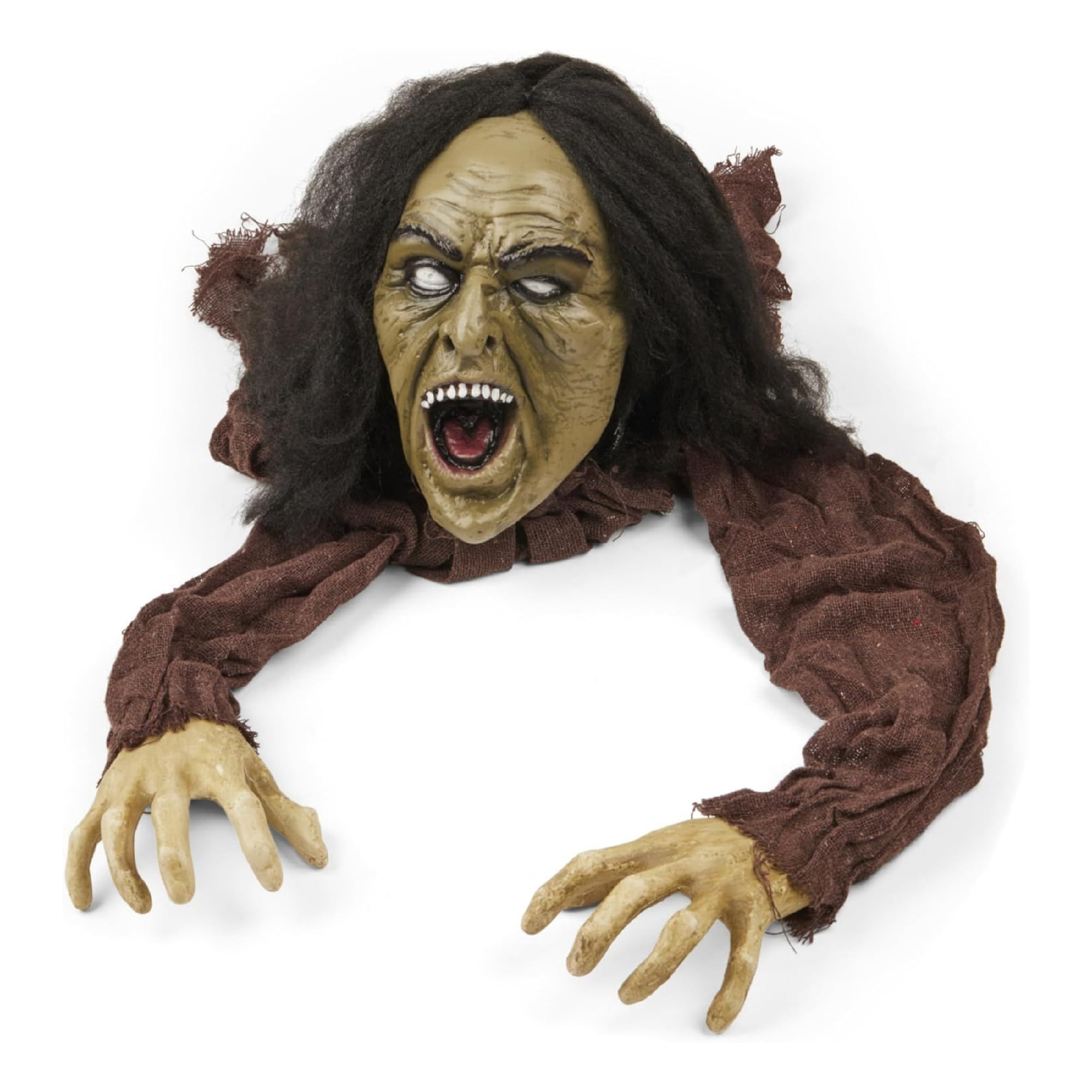 Crawling Zombie Halloween Decoration with Realistic Design for Haunted House Props