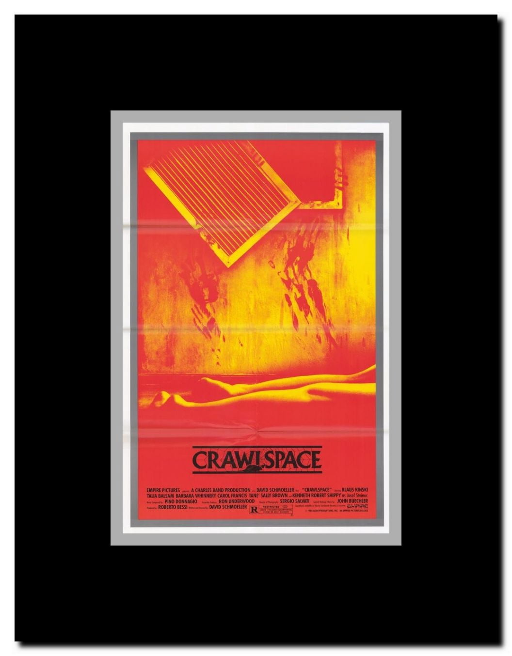 Crawlspace Framed Movie Poster