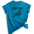 thumbnail image 1 of Cray Cray Shirt, Unisex Women's Men's Shirt, Crayfish Shirt, Fishing Shirt, Funny Fish Shirt, Heather Blue, Large, 1 of 6