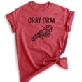 thumbnail image 1 of Cray Cray Shirt, Unisex Women's Men's Shirt, Crayfish Shirt, Fishing Shirt, Funny Fish Shirt, Heather Red, Large, 1 of 6