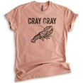 thumbnail image 1 of Cray Cray Shirt, Unisex Women's Men's Shirt, Crayfish Shirt, Fishing Shirt, Funny Fish Shirt, Heather Sunset, XX-Large, 1 of 6