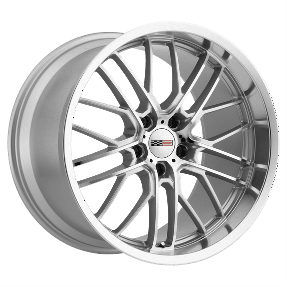 Cray Eagle 19X9 5X120.65 50Et 70.3Cb Silver W/ Mirror Cut Face & Lip Wheel