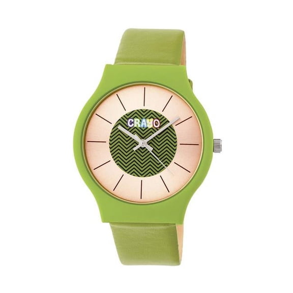 Crayo CRACR4403 Trinity Strap Watch - Green