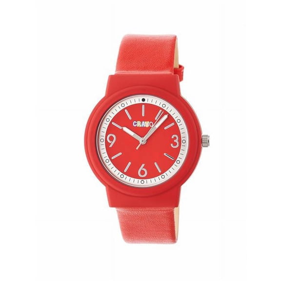 Crayo CRACR4703 Vivid Strap Watch - Red