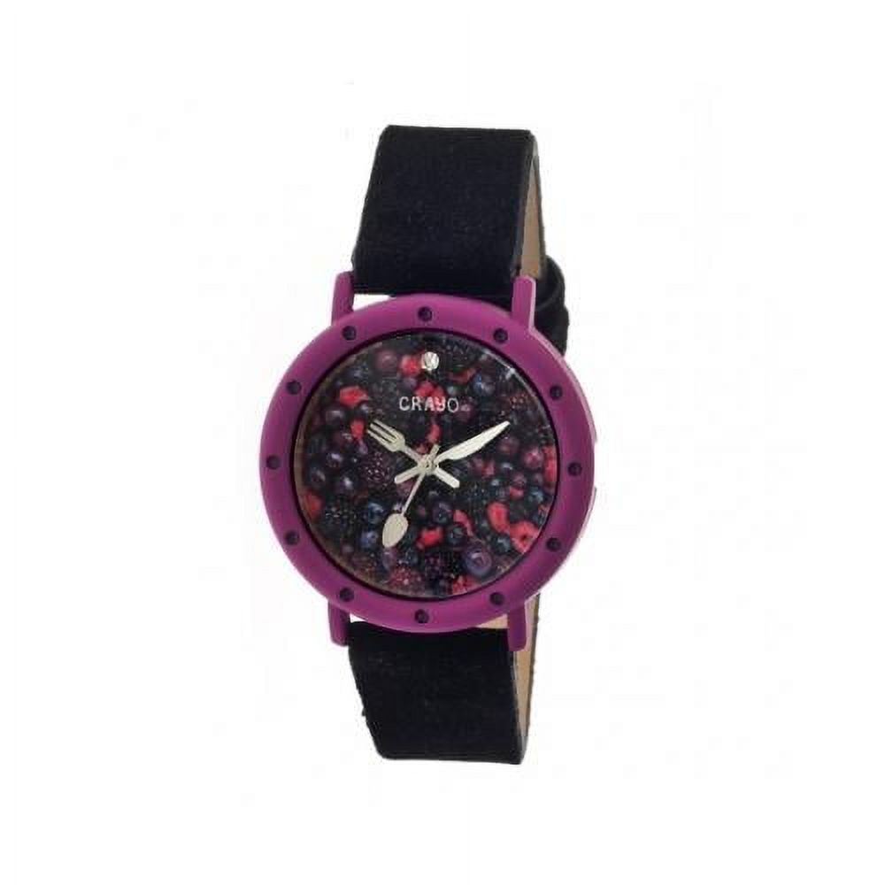 Crayo Cr2103 Slice Of Time Ladies Watch, Multicolor  display picture 1
