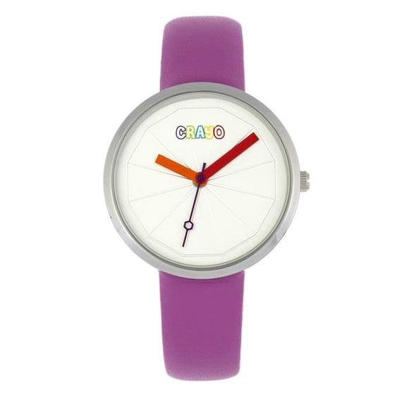 Crayo Metric Unisex Watch - Purple