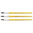 thumbnail image 1 of Crayola. 051127007 Watercolor Brush Set- Size 7- Camel Hair Blend- Round- 3 Per Pack, 1 of 1