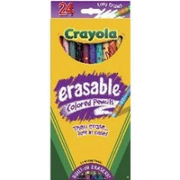 Crayola 1036C Erasable Color Pencil - Pack of 36