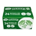 thumbnail image 1 of Crayola Bulk Markers for Kids, 24 packs of 10, Broad Line, Valentines Day Party Supplies, 1 of 8