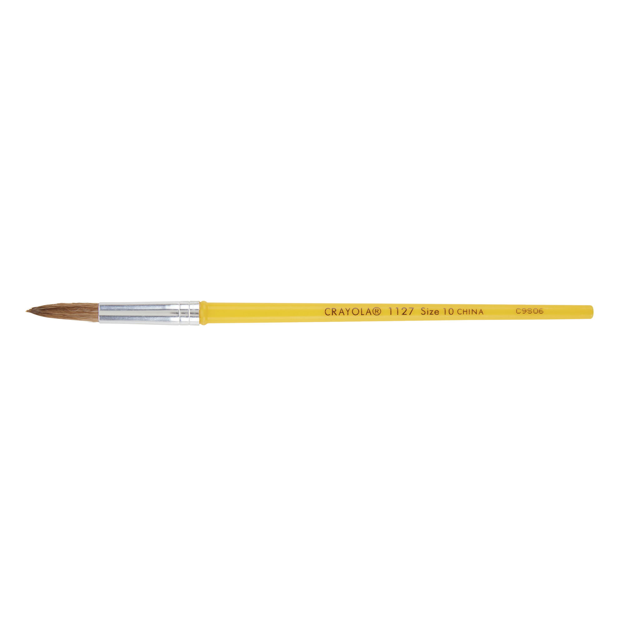 Crayola 1127 Camel Hair Watercolor Brush, Round Type, Short Handle