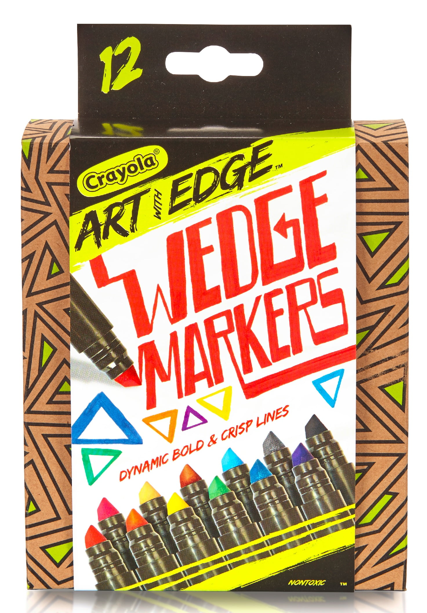 Art with Edge Glitter, Wedge, Think & Thin Markers from Crayola