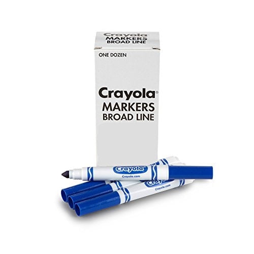 Crayola - 12 Count Bulk Broad Line Markers