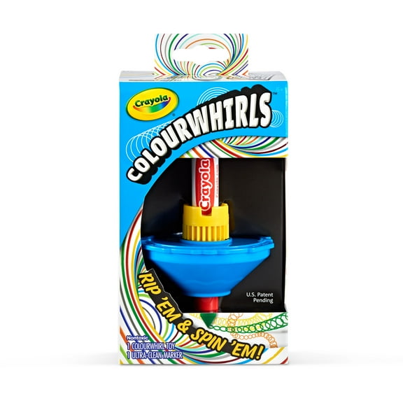 Crayola Colourwhirls, 1 Count, Spin Art Toy with Washable Marker, Stocking Stuffers for Kids Ages 6+