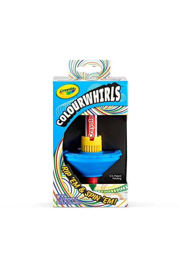 Colourwhirls, 1 Count, Spin Art Toy with Washable Marker, Stocking Stuffers for Kids Ages 6+