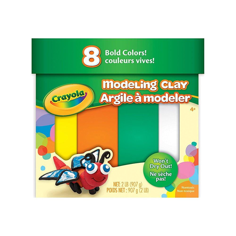Crayola Modeling Clay in Bold 6 Colors, Gift for Kids, Ages 4 & Up