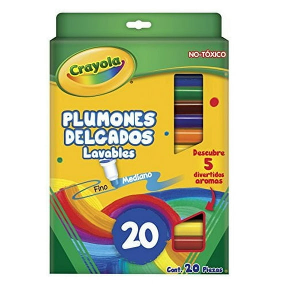 Crayola 20 Ct Super Tips Washable Markers (Pack of 24)